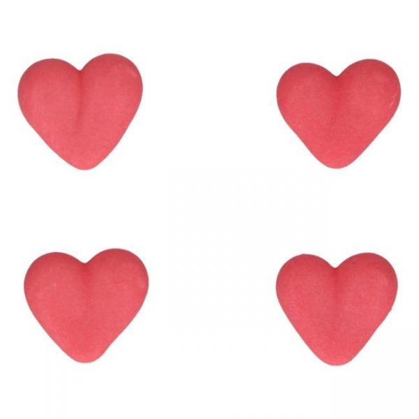 Sugar Decorations - Hearts Red